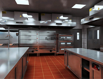 厨房设备厂告诉你预防细菌性食物中毒关键点