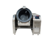 新款座地式电磁滚筒炒菜机